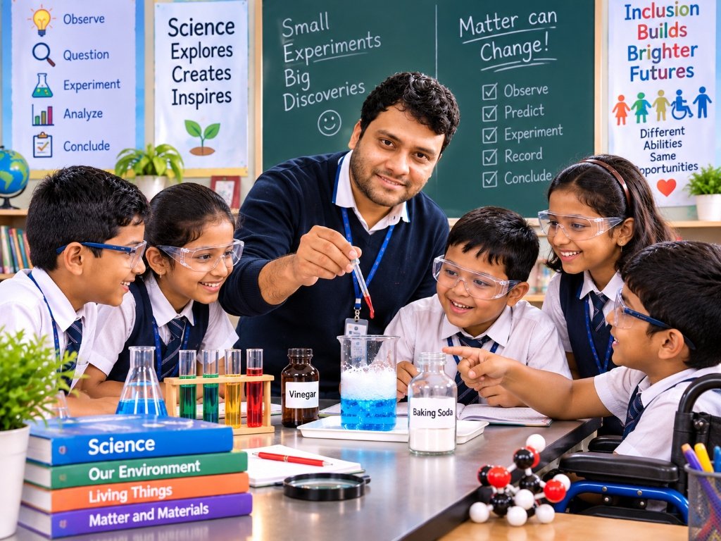 Class V TWAU Science Lab